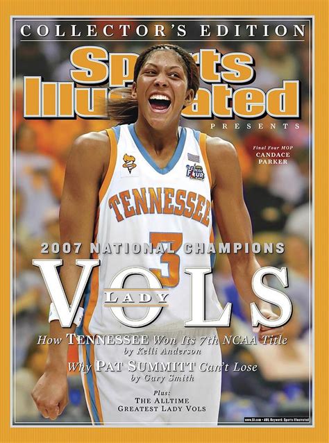 University Of Tennessee Candace Parker 2007 Ncaa National Sports
