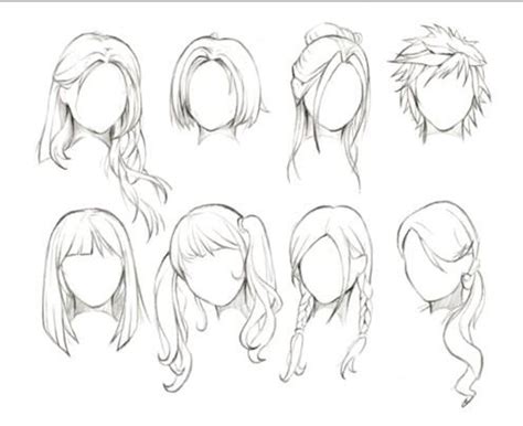 How To Draw Easy Anime Hair For Beginners 46 Easy Hairstyle To Draw