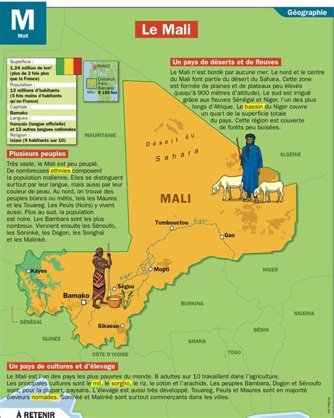 Educational Infographic Fiche Exposés Le Mali Infographicnow