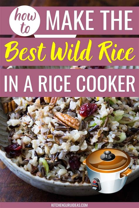 How To Cook Wild Rice In A Rice Cooker Step By Step Guide Cooking
