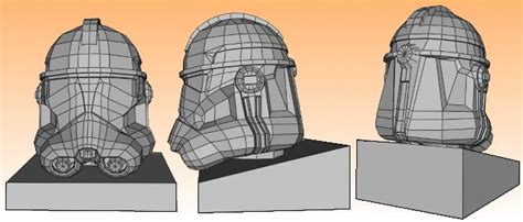 Papermau Star Wars Clone Trooper Helmet Paper Model By Tiagofaller2