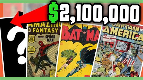 Rare Comic Books Worth Money Most Expensive Comic Books Youtube