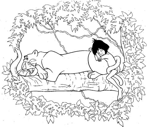 Jungle Book Coloring Pages Best Coloring Pages For Kids Cartoon