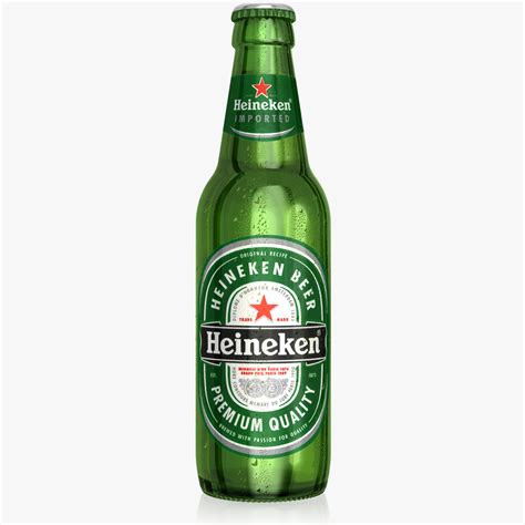 C4d Heineken Bottle