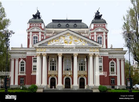 Ivan Vazov National Theatre Sofia Bulgaria East Europe Stock Photo Alamy