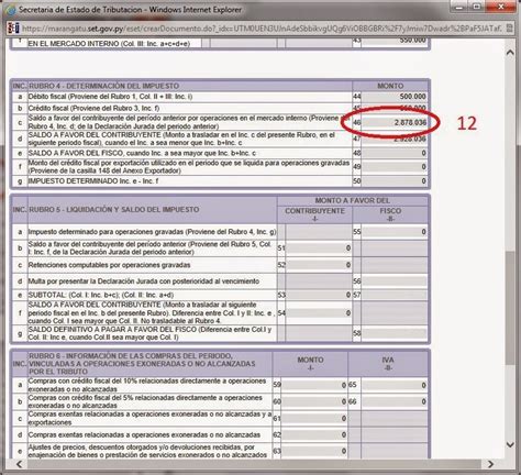 Tutorial Como Completar Formulario De Iva Ne La Set On Line Tutorial