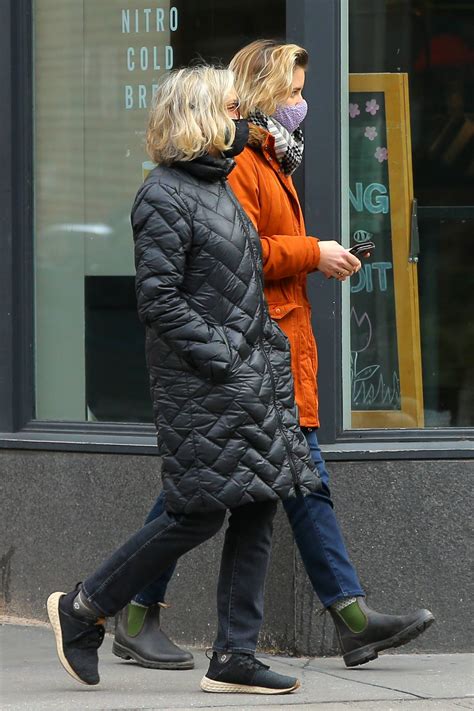 Jessica Lange With Her Daughter Hannah Jane Shepard In West Village