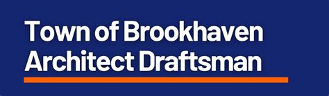 Town Of Brookhaven Architect Draftsman Expediting Expeditors