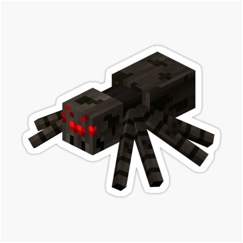 Minecraft Spider Sticker For Sale By Zh21 Redbubble