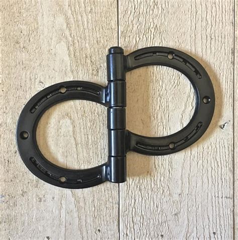 Sliding barn doors are a fun decorating trend that go beyond the farmhouse! Horseshoe Door Hinges pair 2 hinges farmhouse barn doors ...