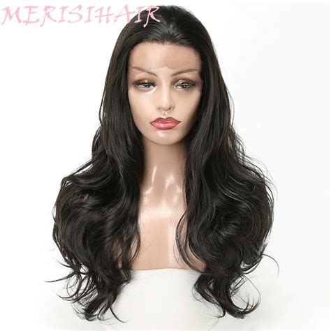 Buy Merisi Hair Long Wavy Synthetic Lace Front Wigs