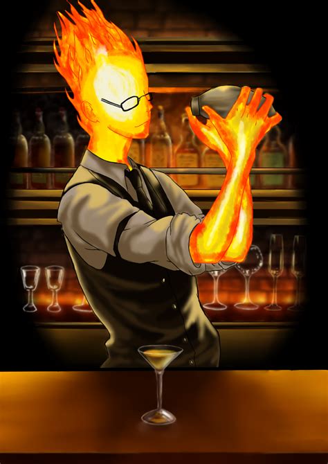 Grillby By Nostra Drawing On Deviantart