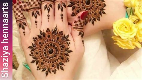 1000 latest arabic mehndi designs images step by step. Gol Tikki Mehndi Design | henna design for back hand ...