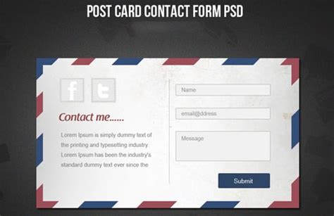 Free 24 Contact Form Designs In Psd Contact Form Form Design Form