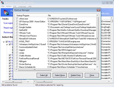Scarica Free Registry Cleaner 40 Per Windows