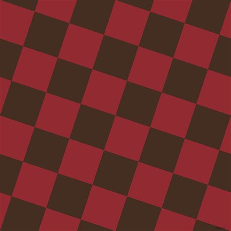 Bright Red And Morocco Brown Checkers Chequered Checkered Squares