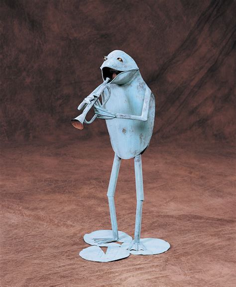 Frog Playing Trumpet Etsy