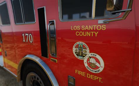Los Santos County Fire Department Engine Gta5