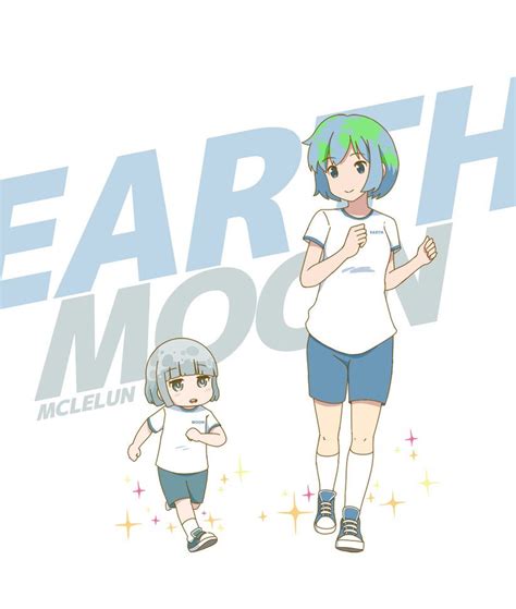 Earth And Moon By On Deviantart Manga