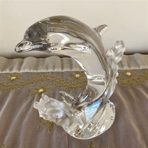 Lenox Accents The Magnificent Dolphin Lenox Crystal With Frosted