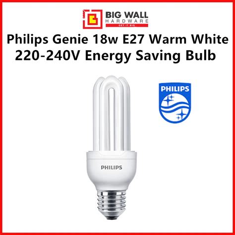 Philips Genie W E Warm White V Energy Saving Bulb Shopee