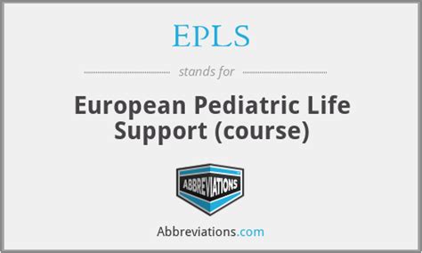 Epls European Pediatric Life Support Course