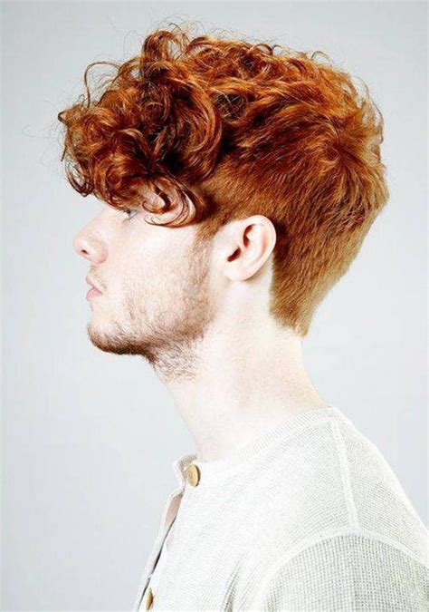 Red Short Curly Hair Styles For Men Curly Hair Men Ginger Hair Men Men Hair Color