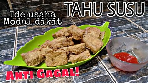 Ini camilan sempat viral.jadi penasaran juga deh🤭 pengen nyobain. VIRAL !! IDE BISNIS OLAHAN TAHU || TAHU SUSU CRISPY - YouTube
