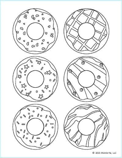 Free Printable Coloring Pages Donuts - bmp-winkle