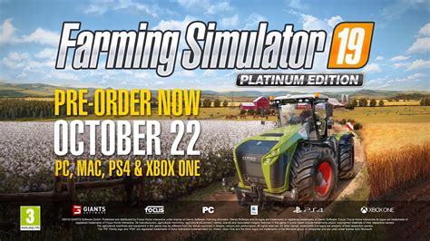 Farming Simulator 19 Тизер Platinum Edition № 1 Fs19 Farming