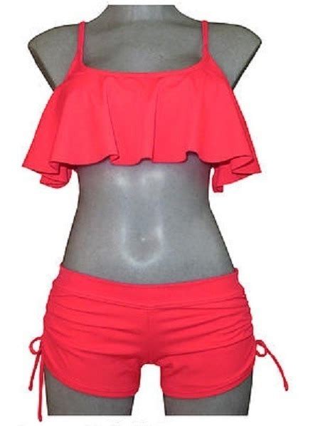Traje De Baño Bikini Dama Mujer Short Top Calidad Premium 54900