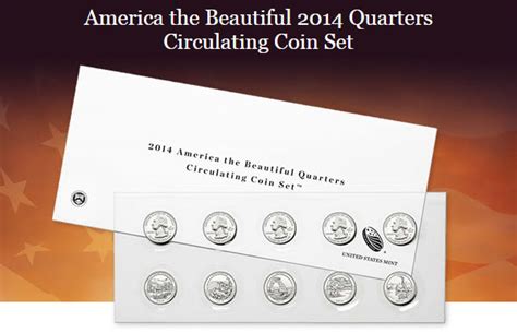 10 Coin Set Of Circulating 2014 America The Beautiful Quarters Coinnews