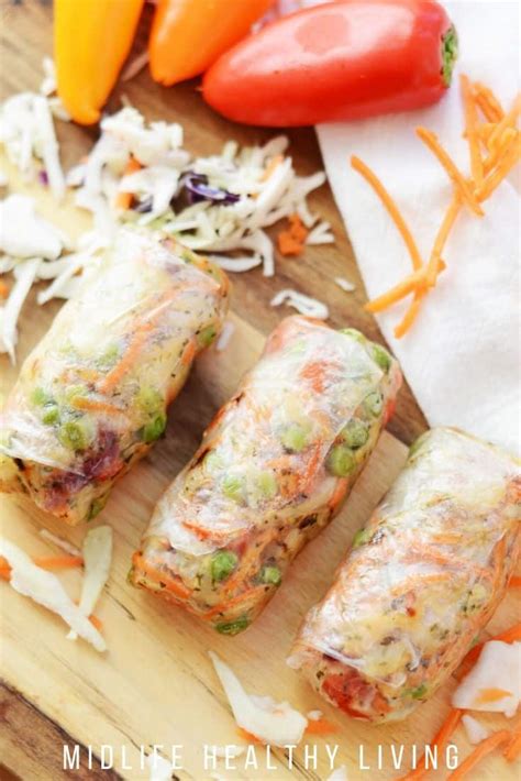 Cut all of the vegetables to approximately the same size. Shrimp Spring Roll Recipe