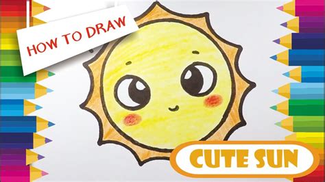 Sun Drawings Learn How To Draw Easy Sun Step By Step Youtube
