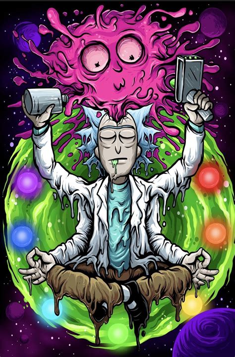 Rick And Morty Weed Wallpaper