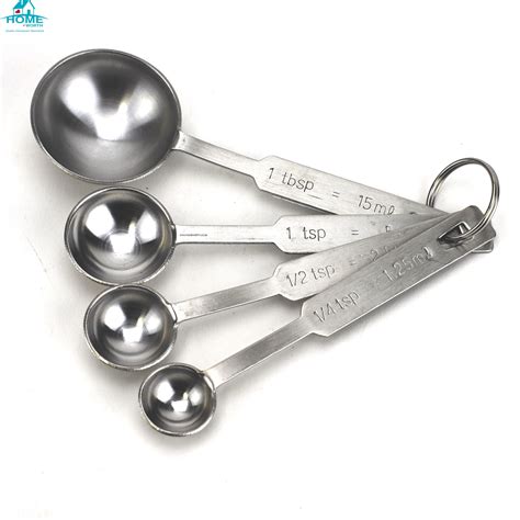 Stainless Steel 4pc Measuring Spoon Set Home Worth