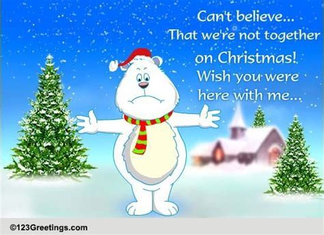 Missing Someone On Christmas Free Miss You Ecards Greeting Cards