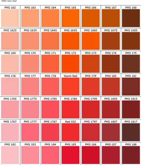With these colors, you can also use the color name. Creative MiXX PMS Colour Chart