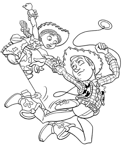Jessie toy story 2 coloring pages. Toy Story Coloring Pages