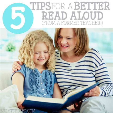 5 Tips For Reading Aloud To Kids Busy Toddler