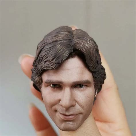 Scale Han Solo Harrison Ford Head Sculpt Star Wars For Action