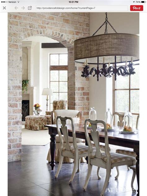 The brick wall dining room combines a sense of history and inviting warmth that is simply unmatchable, and even the most modern dining spaces can incorporate this magic without going. Brick wall | Dining room furniture makeover, Home, Faux ...