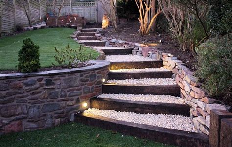 Straight, curved, neatly set into your lawn or jutting out from a wall, they can make a huge style statement and really add finesse to the overall design. 23 Creative Garden Stair Ideas To Style Up Your Hillside ...