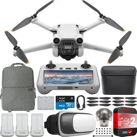 Dji Mini 3 Pro Drone Quadcopter With Rc Smart Remote Fly More Kit
