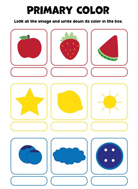 7 Best Images of Printable Primary Colors Preschool - Preschool Color