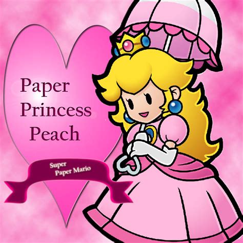Paper Princess Peach By Pinkprincesspeachy On Deviantart