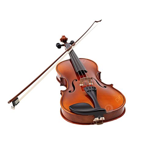 Violin And Bow Isolated Violin Music Instrument Png Transparent