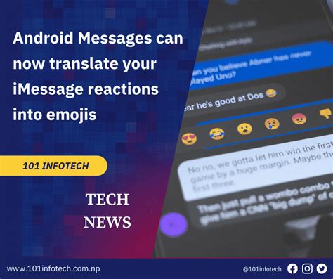 Android Messages Can Now Translate Your Imessage Reactions Into Emojis