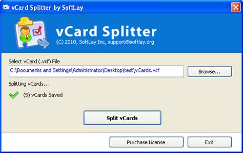 Vcard Splitter To Split Vcard Vcf Files By Vcard Splitter