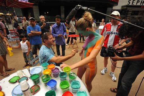 Body Painting In Times Square Body Art By Andy Golu Flickr